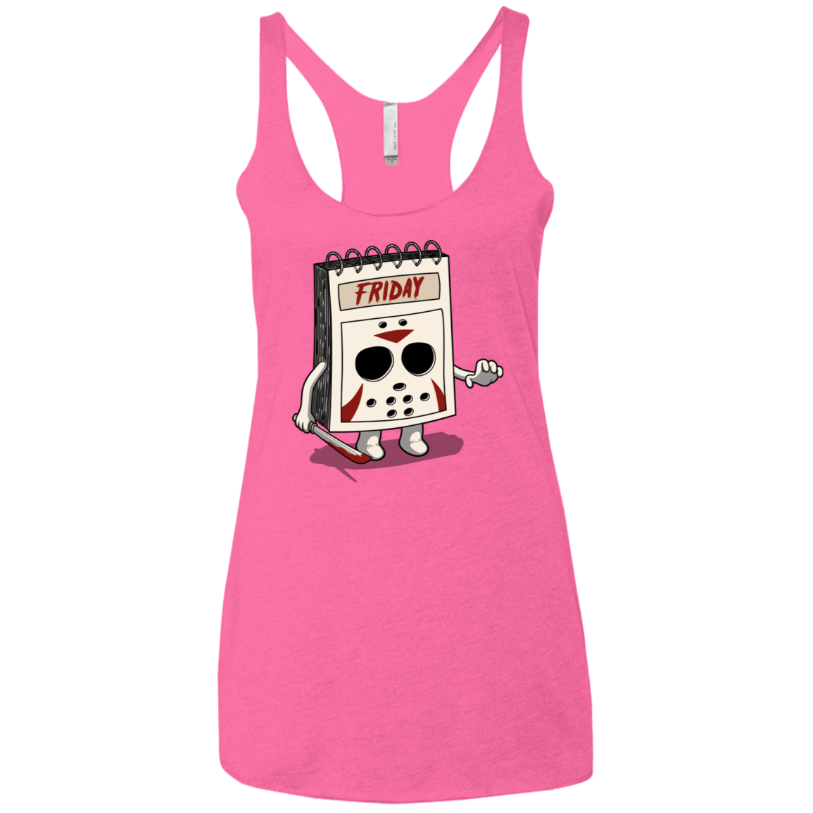 T-Shirts Vintage Pink / X-Small Manic Friday Women's Triblend Racerback Tank