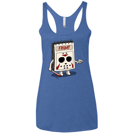 T-Shirts Vintage Royal / X-Small Manic Friday Women's Triblend Racerback Tank