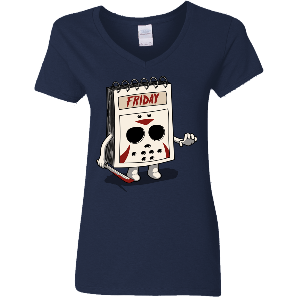 T-Shirts Navy / S Manic Friday Women's V-Neck T-Shirt