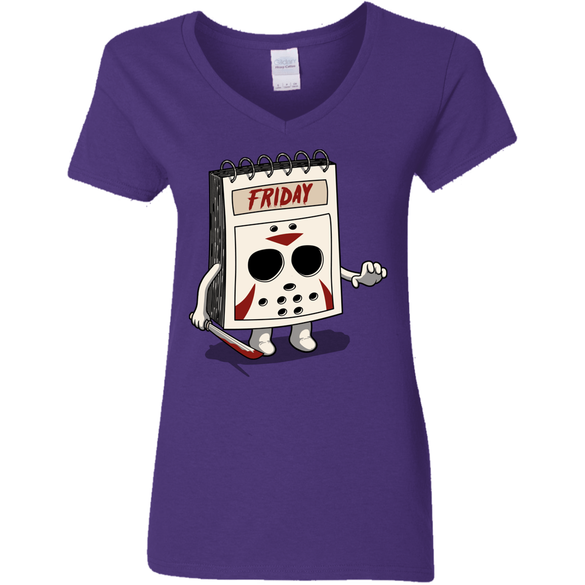 T-Shirts Purple / S Manic Friday Women's V-Neck T-Shirt