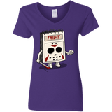 T-Shirts Purple / S Manic Friday Women's V-Neck T-Shirt