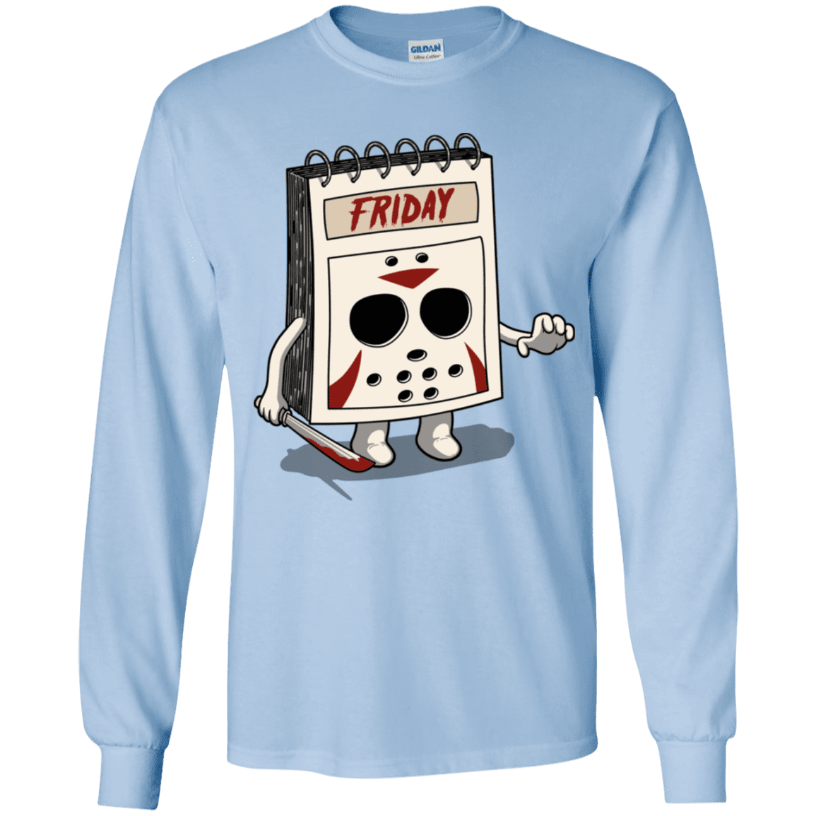 T-Shirts Light Blue / YS Manic Friday Youth Long Sleeve T-Shirt