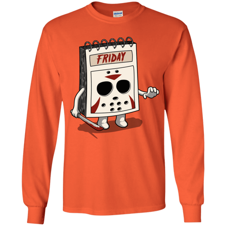 T-Shirts Orange / YS Manic Friday Youth Long Sleeve T-Shirt