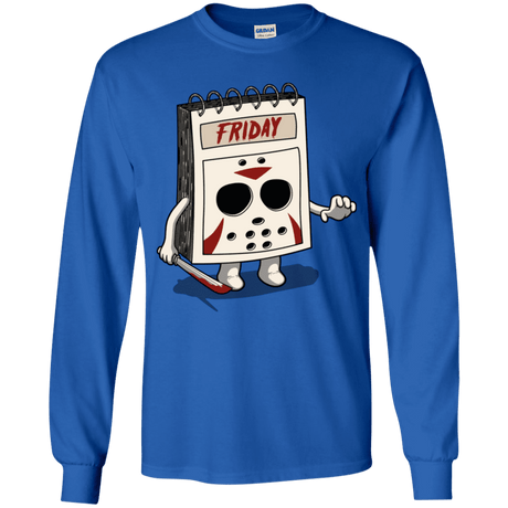 T-Shirts Royal / YS Manic Friday Youth Long Sleeve T-Shirt