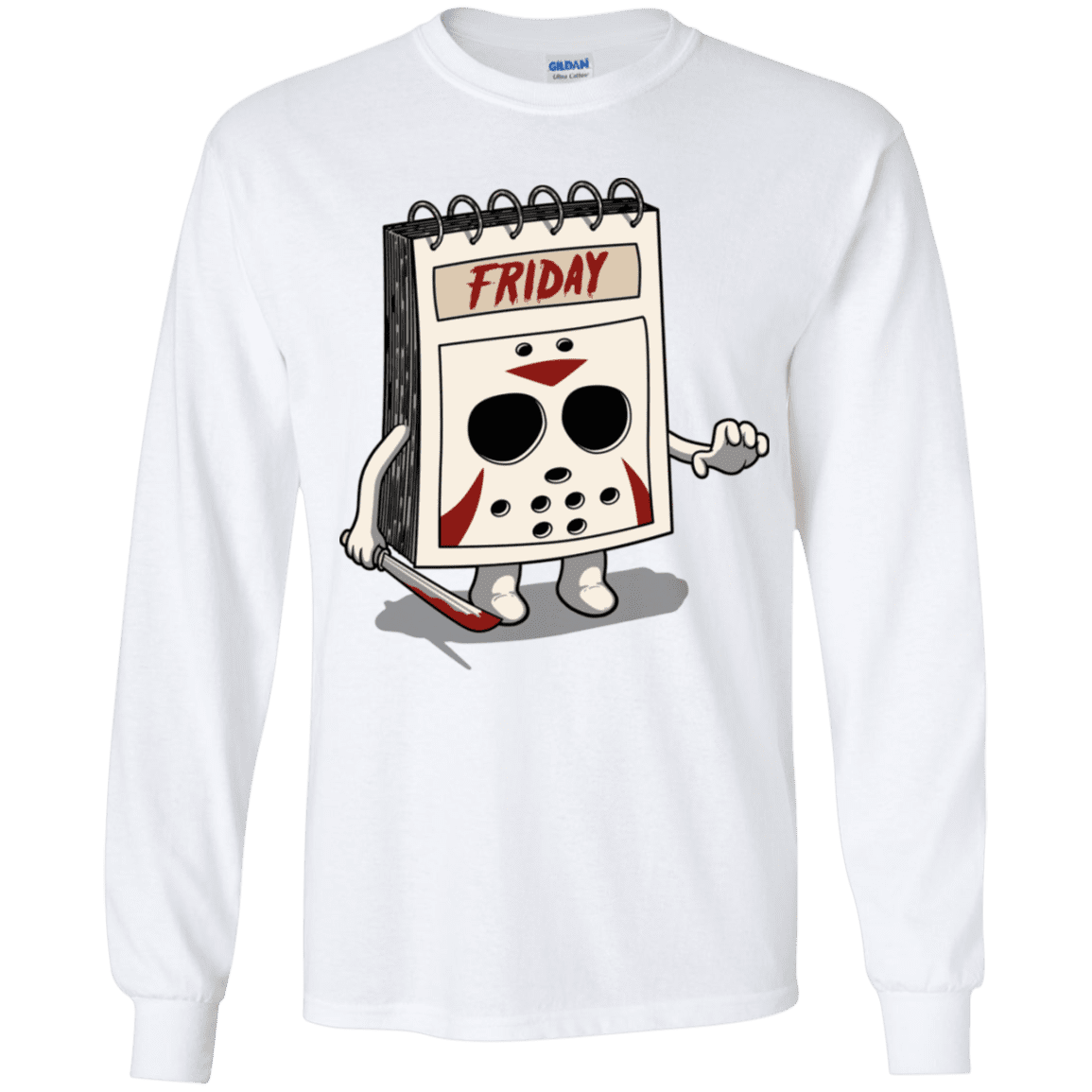 T-Shirts White / YS Manic Friday Youth Long Sleeve T-Shirt