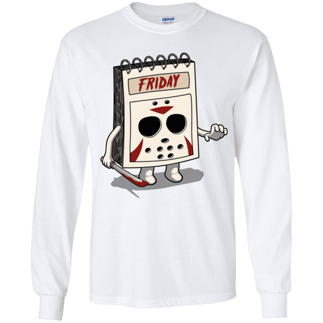 T-Shirts White / YS Manic Friday Youth Long Sleeve T-Shirt