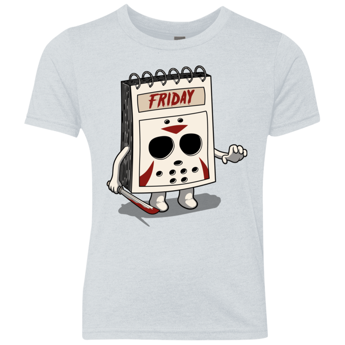 T-Shirts Heather White / YXS Manic Friday Youth Triblend T-Shirt