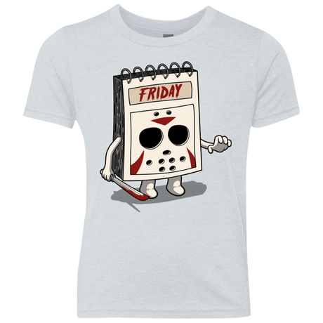 T-Shirts Heather White / YXS Manic Friday Youth Triblend T-Shirt