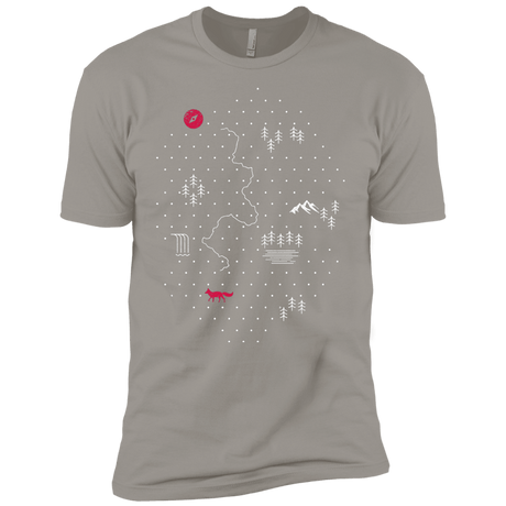 T-Shirts Light Grey / YXS Map of Nature Boys Premium T-Shirt