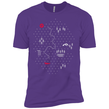 T-Shirts Purple Rush / YXS Map of Nature Boys Premium T-Shirt