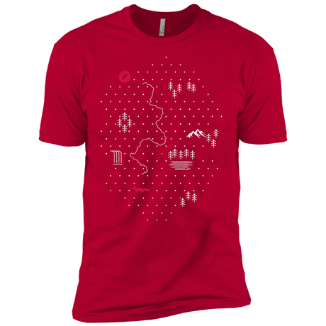 T-Shirts Red / YXS Map of Nature Boys Premium T-Shirt