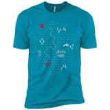 T-Shirts Turquoise / YXS Map of Nature Boys Premium T-Shirt