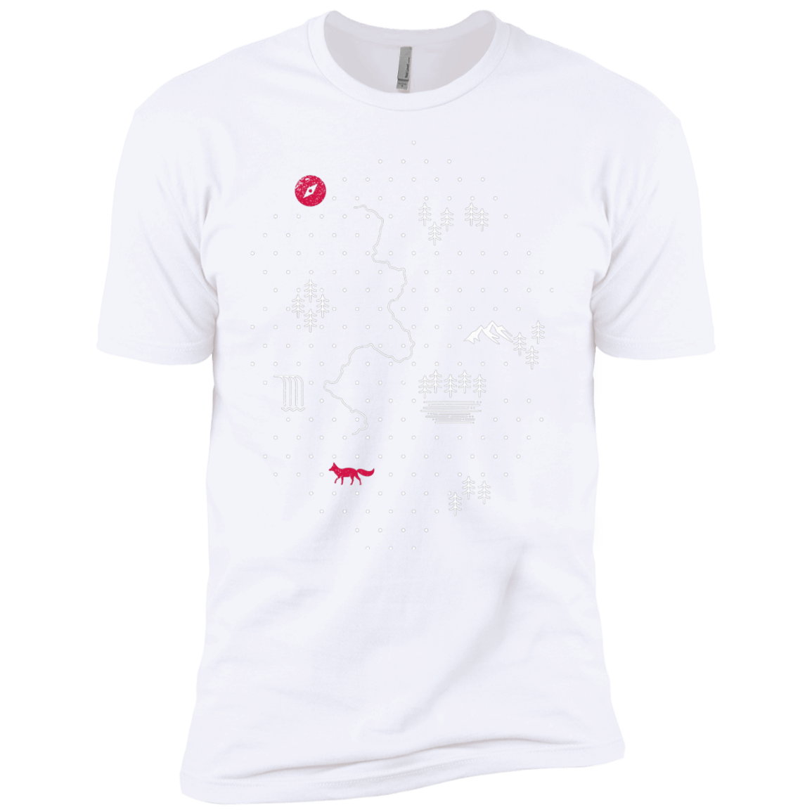 T-Shirts White / YXS Map of Nature Boys Premium T-Shirt