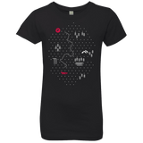T-Shirts Black / YXS Map of Nature Girls Premium T-Shirt
