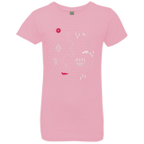 T-Shirts Light Pink / YXS Map of Nature Girls Premium T-Shirt