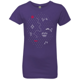 T-Shirts Purple Rush / YXS Map of Nature Girls Premium T-Shirt