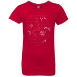 T-Shirts Red / YXS Map of Nature Girls Premium T-Shirt