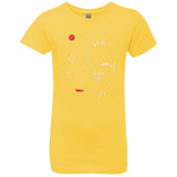 T-Shirts Vibrant Yellow / YXS Map of Nature Girls Premium T-Shirt