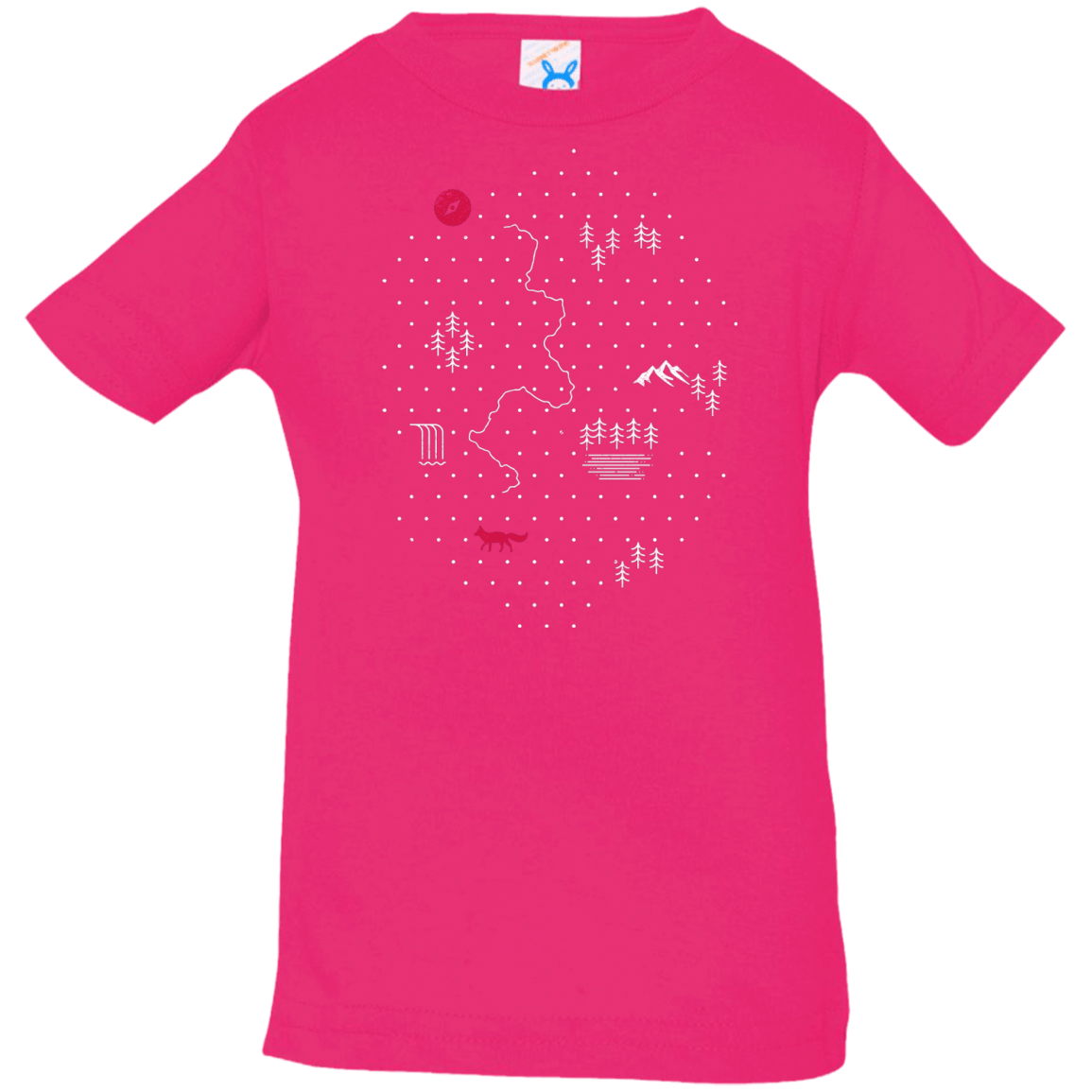 T-Shirts Hot Pink / 6 Months Map of Nature Infant Premium T-Shirt