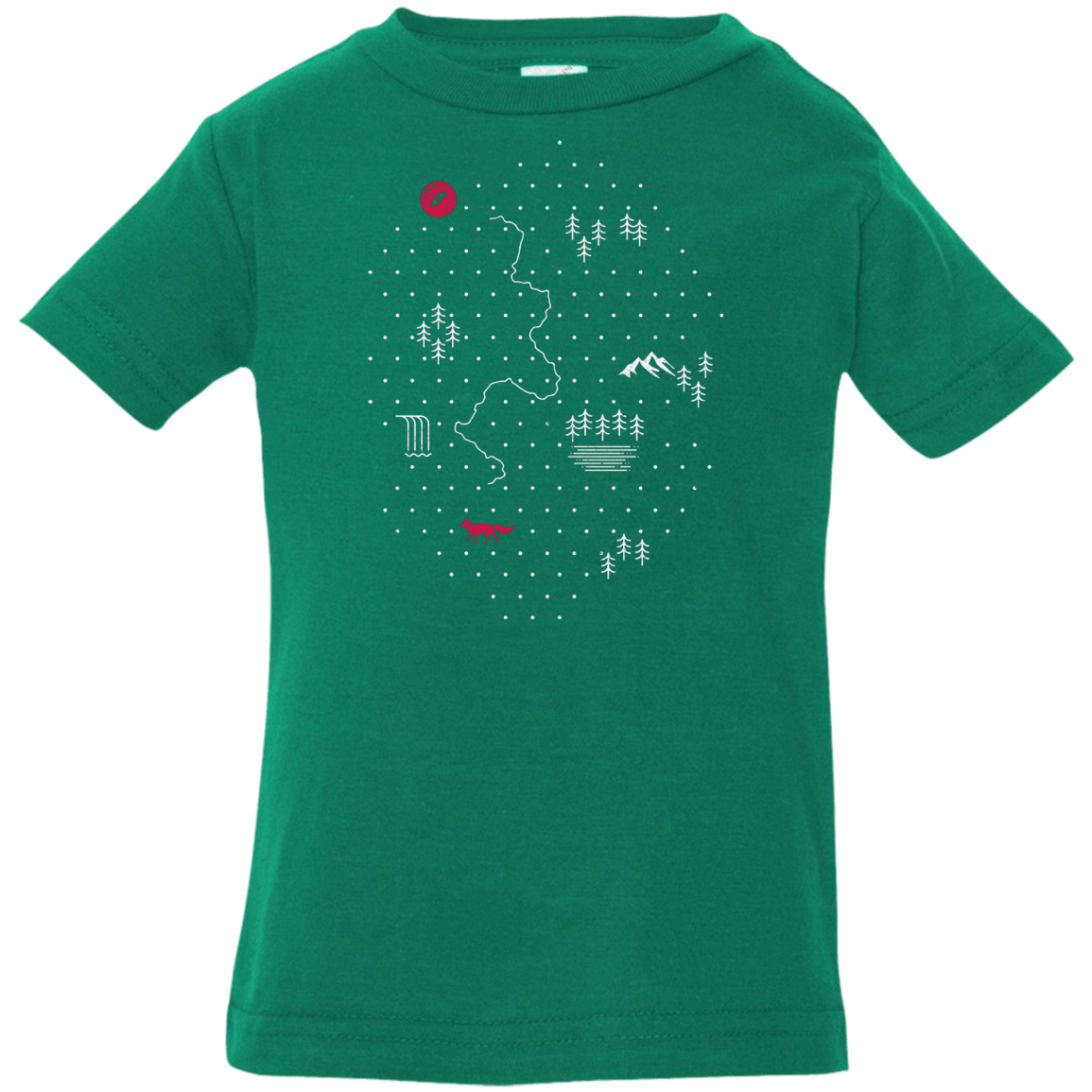 T-Shirts Kelly / 6 Months Map of Nature Infant Premium T-Shirt