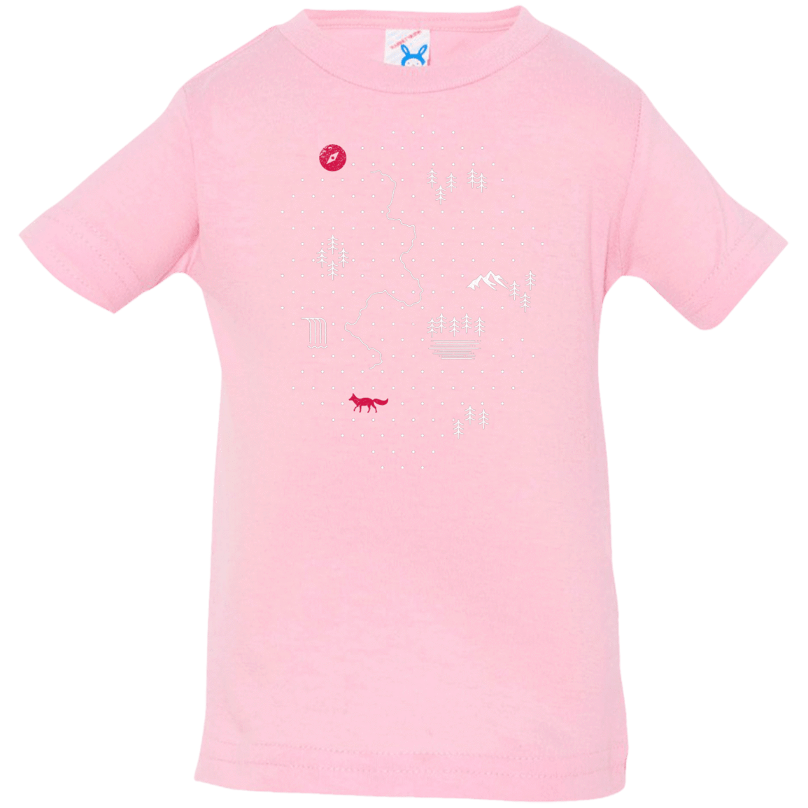 T-Shirts Pink / 6 Months Map of Nature Infant Premium T-Shirt