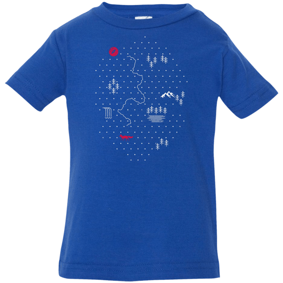 T-Shirts Royal / 6 Months Map of Nature Infant Premium T-Shirt