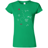 T-Shirts Irish Green / S Map of Nature Junior Slimmer-Fit T-Shirt