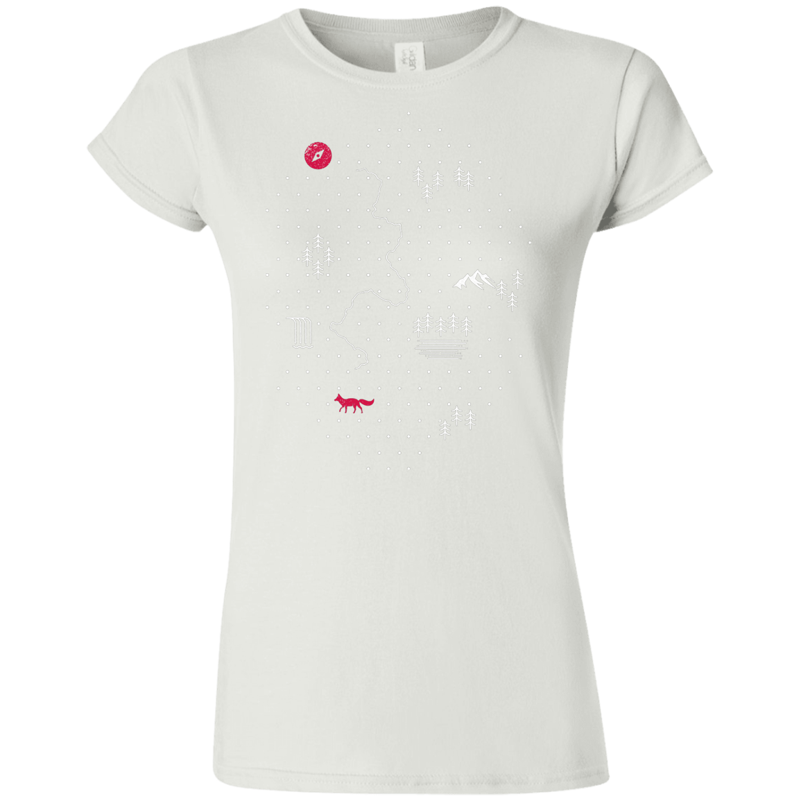 T-Shirts White / S Map of Nature Junior Slimmer-Fit T-Shirt