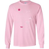 T-Shirts Light Pink / S Map of Nature Men's Long Sleeve T-Shirt