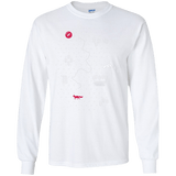 T-Shirts White / S Map of Nature Men's Long Sleeve T-Shirt