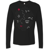 T-Shirts Black / S Map of Nature Men's Premium Long Sleeve