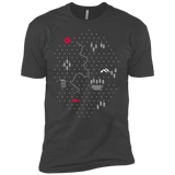 T-Shirts Heavy Metal / X-Small Map of Nature Men's Premium T-Shirt