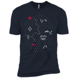 T-Shirts Midnight Navy / X-Small Map of Nature Men's Premium T-Shirt