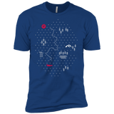 T-Shirts Royal / X-Small Map of Nature Men's Premium T-Shirt