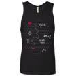 T-Shirts Black / S Map of Nature Men's Premium Tank Top