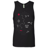 T-Shirts Black / S Map of Nature Men's Premium Tank Top