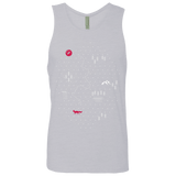 T-Shirts Heather Grey / S Map of Nature Men's Premium Tank Top