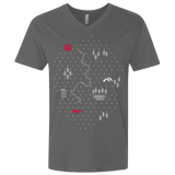 T-Shirts Heavy Metal / X-Small Map of Nature Men's Premium V-Neck