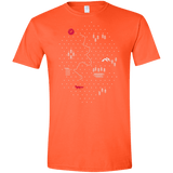 T-Shirts Orange / S Map of Nature Men's Semi-Fitted Softstyle