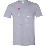 T-Shirts Sport Grey / X-Small Map of Nature Men's Semi-Fitted Softstyle