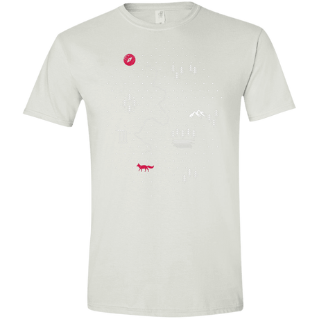 T-Shirts White / X-Small Map of Nature Men's Semi-Fitted Softstyle