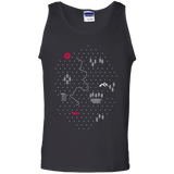 T-Shirts Black / S Map of Nature Men's Tank Top