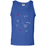T-Shirts Royal / S Map of Nature Men's Tank Top