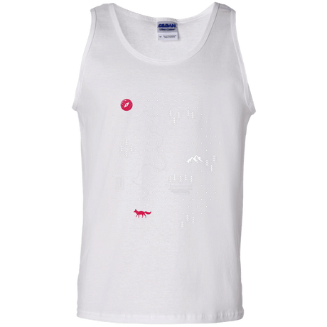 T-Shirts White / S Map of Nature Men's Tank Top