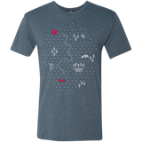 T-Shirts Indigo / S Map of Nature Men's Triblend T-Shirt