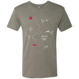 T-Shirts Venetian Grey / S Map of Nature Men's Triblend T-Shirt