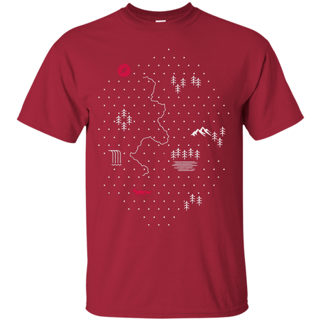 T-Shirts Cardinal / S Map of Nature T-Shirt