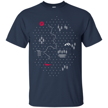 T-Shirts Navy / S Map of Nature T-Shirt