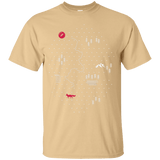 T-Shirts Vegas Gold / S Map of Nature T-Shirt