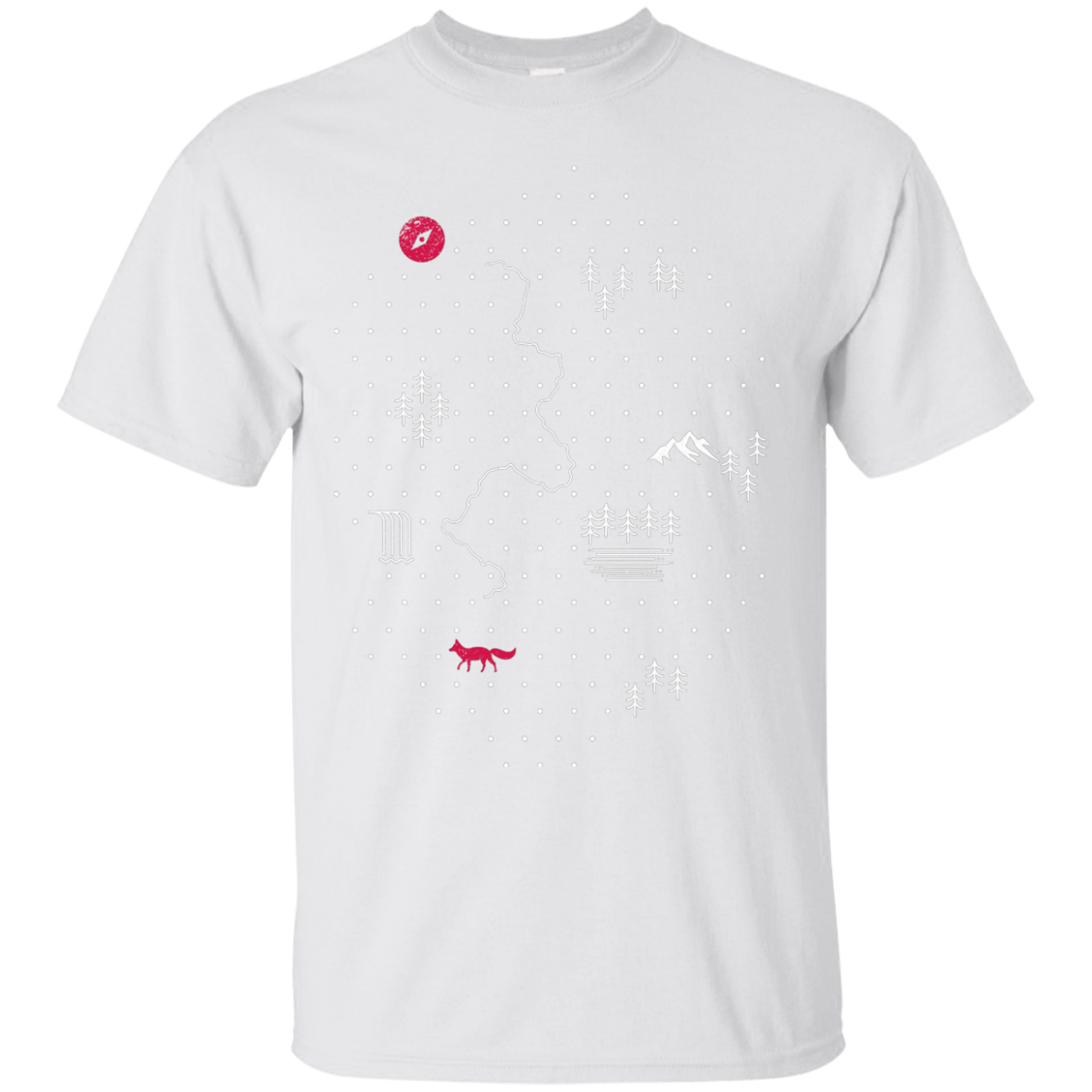 T-Shirts White / S Map of Nature T-Shirt